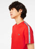 Lacoste T-shirts  Contrast stripe t-shirt - corrida 