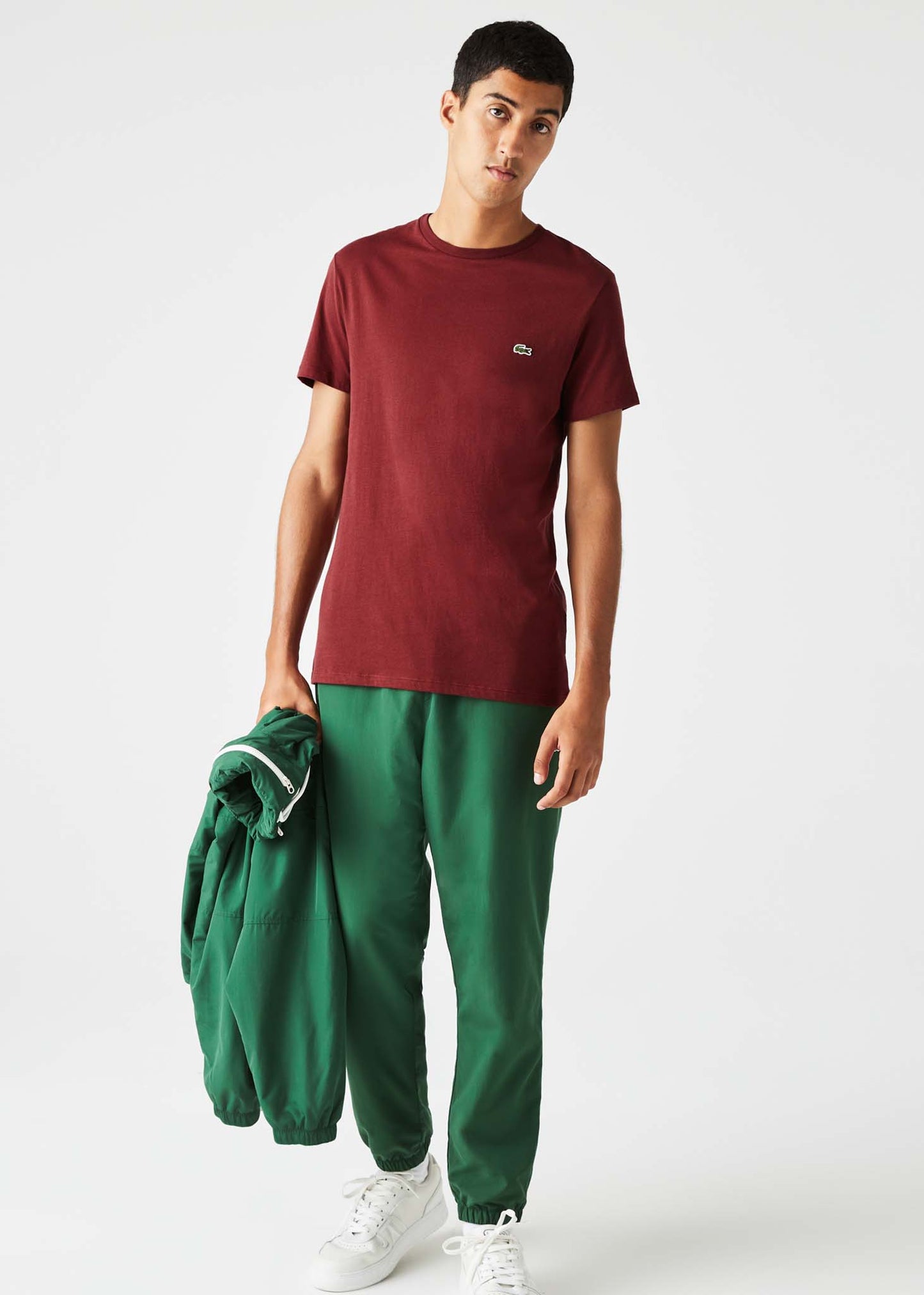 Lacoste t-shirt cranberry red