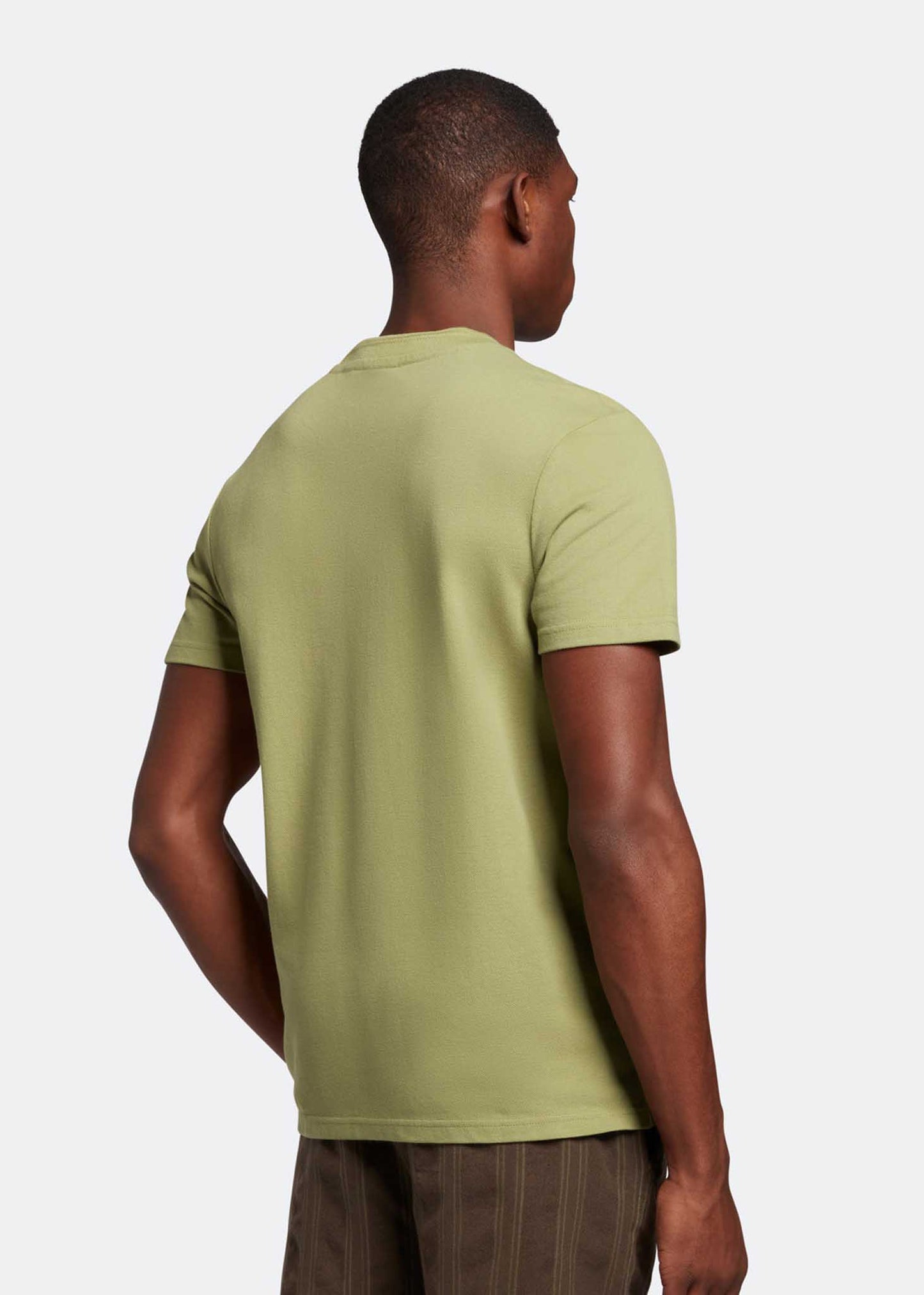 Crest tipped t-shirt - seaweed
