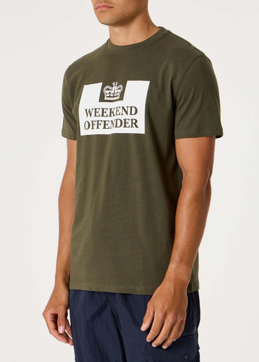 Weekend Offender T-shirts  Prison tee - dark green 