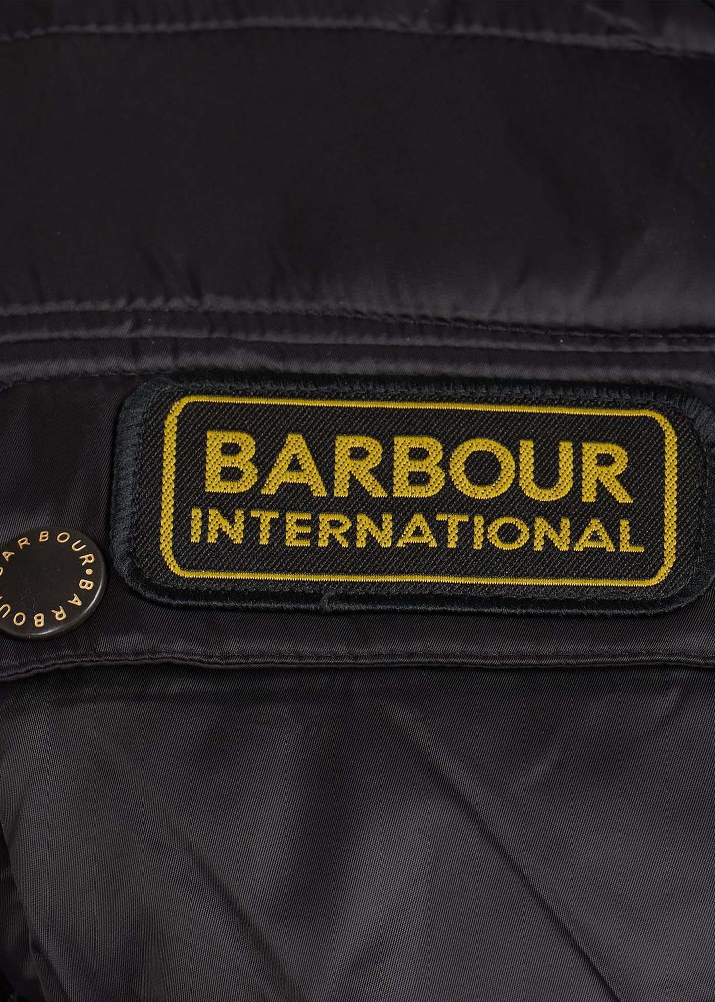 Barbour International Jassen  Chain baffle quilt - black 