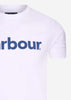 Barbour T-shirts  Logo tee - white 