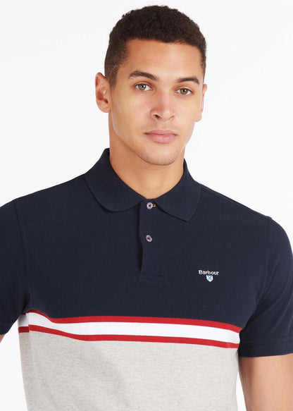 Barbour Polo's  Block colour polo - navy 