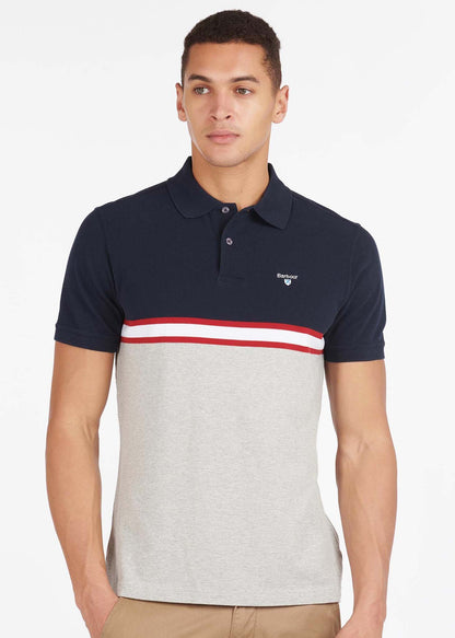 Barbour Polo's  Block colour polo - navy 