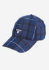 Barbour Petten  Tartan sports cap - ink tartan 