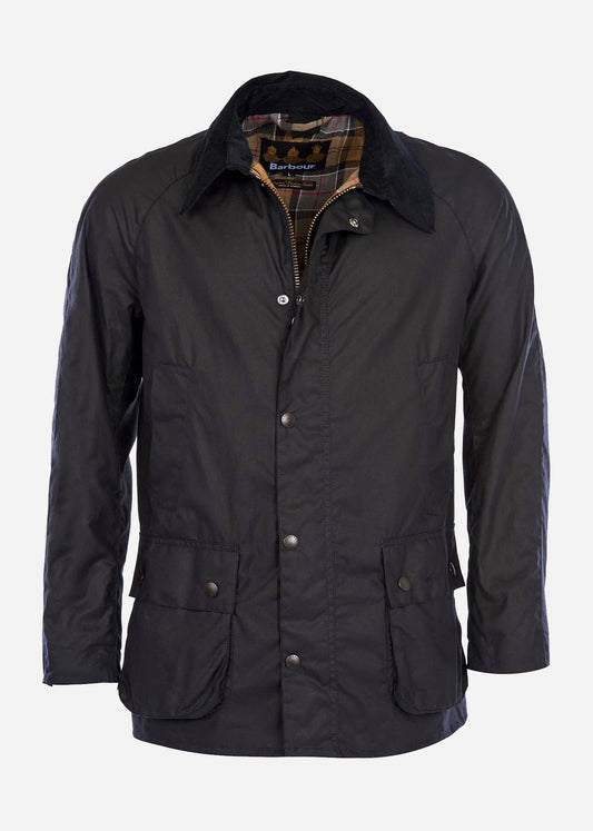 Ashby wax jacket - navy - Barbour