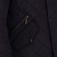 barbour quilted jas zwart 