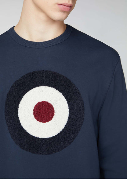 Ben Sherman Truien  Signature target sweat - dark navy 