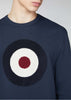 Ben Sherman Truien  Signature target sweat - dark navy 