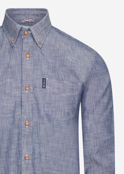 Ben Sherman Overhemden  Chambray shirt - dark navy 