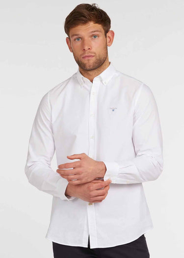 Barbour Overhemden  Oxford 3 tailored shirt - white 