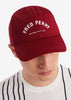 Fred Perry Petten  Arch branded tricot cap - blood 