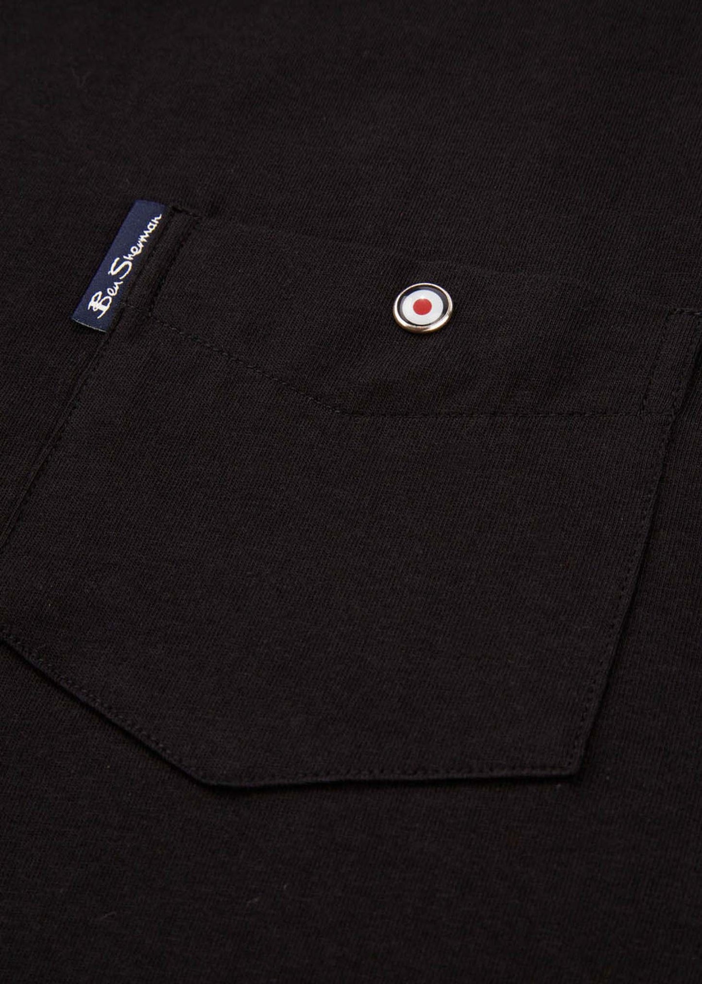 Ben Sherman T-shirts  Signature pocket tee - black 