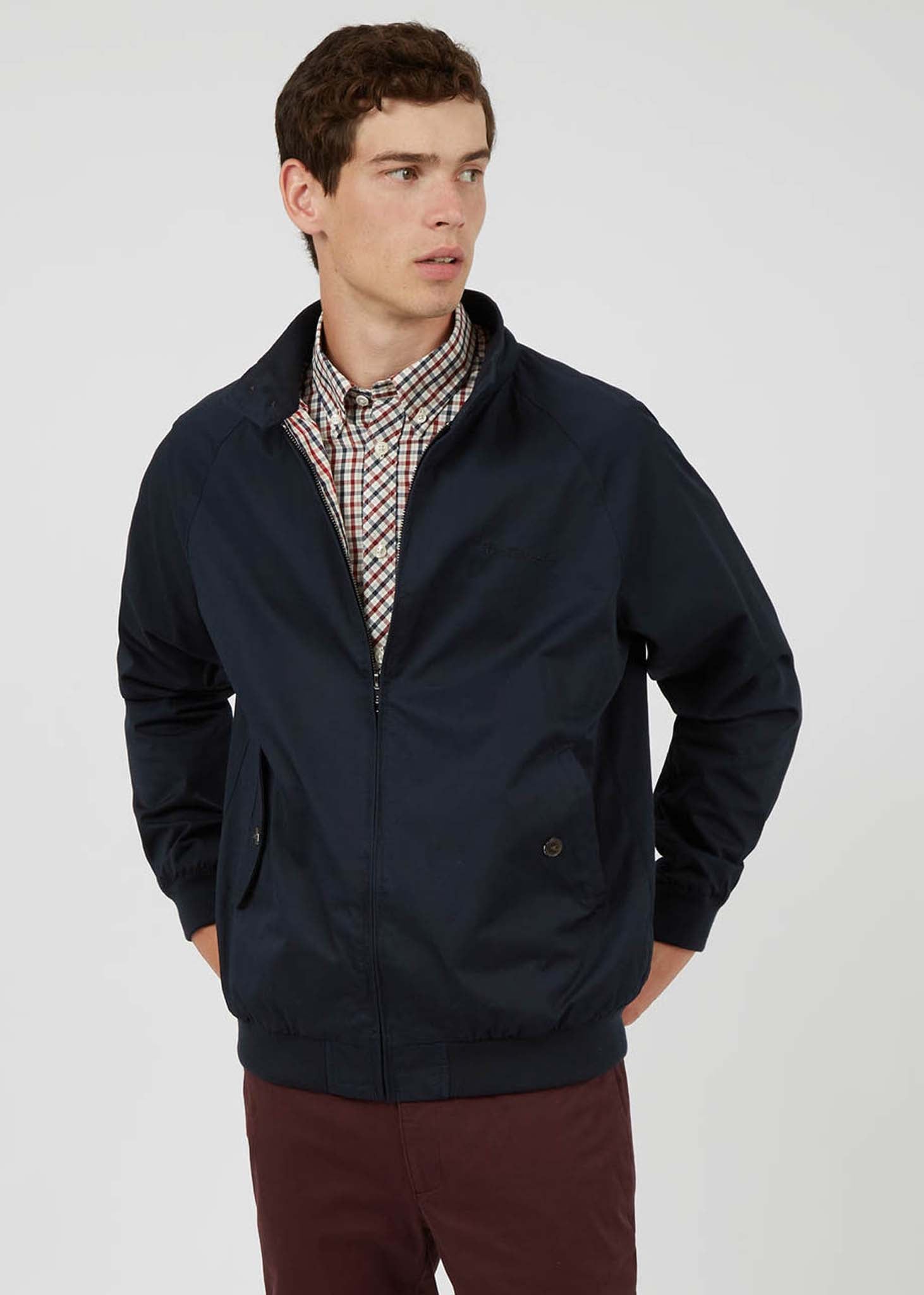 Ben Sherman Jassen  Signature harrington - dark navy 