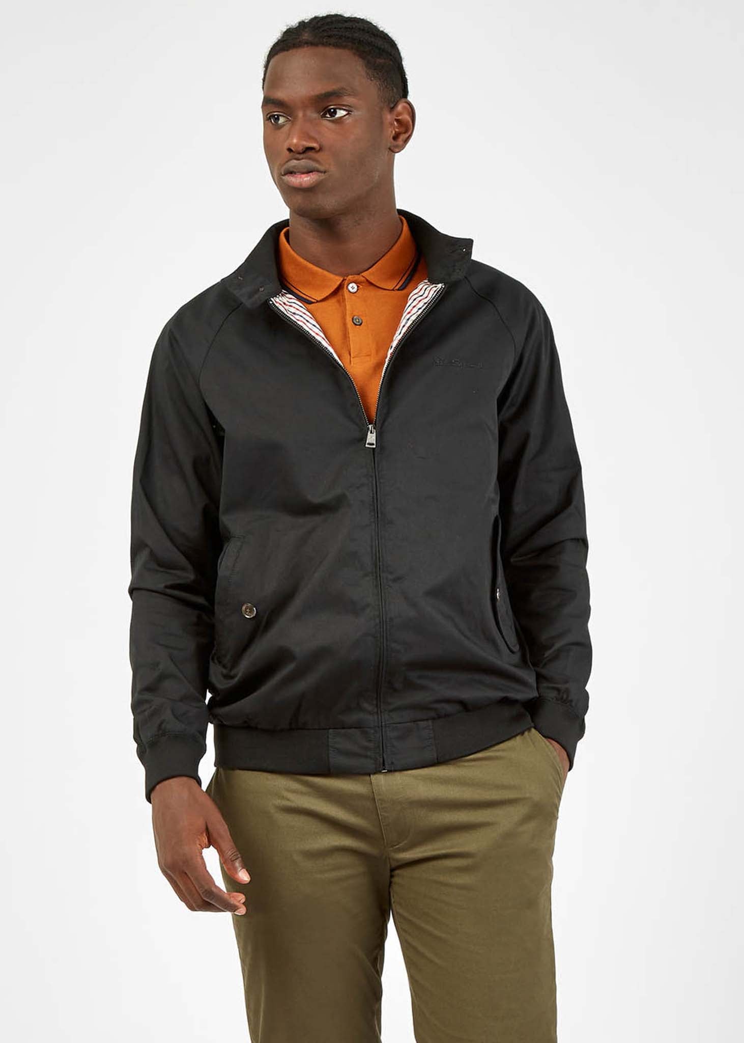 Ben Sherman Jassen  Signature harrington - black 