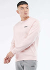 Barbour International Truien  Essential crew sweat - pink cinder 