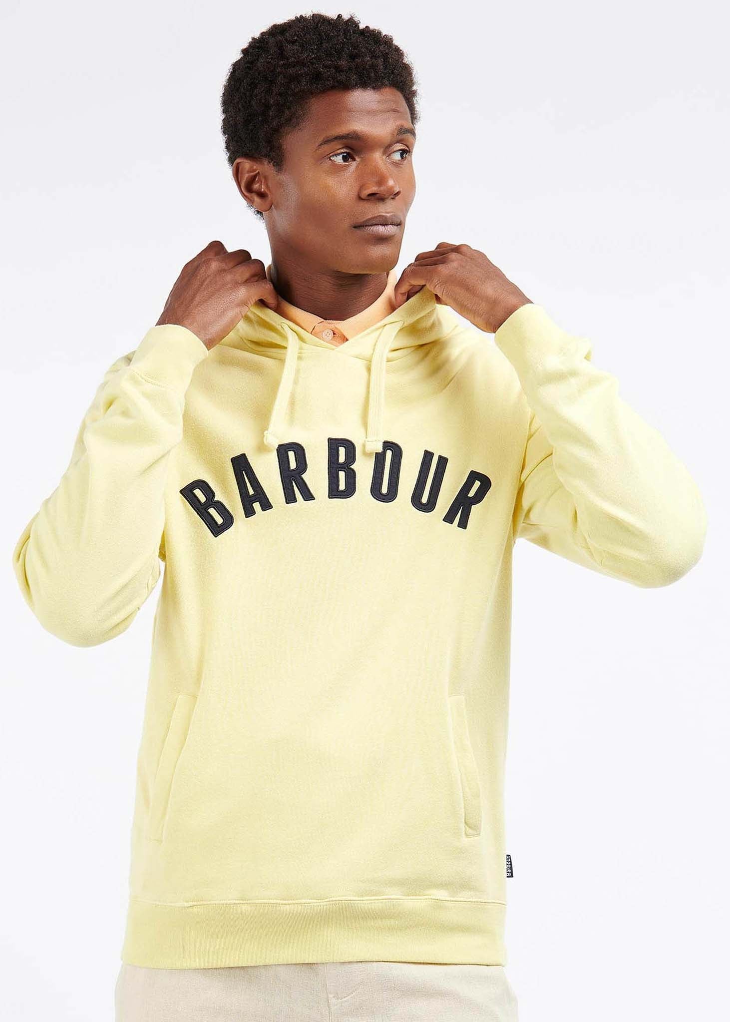 Acton hoodie - lemon zest - Barbour