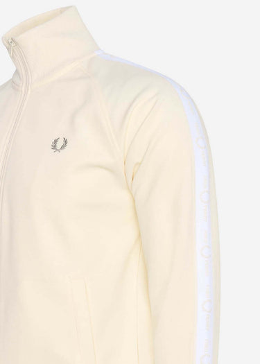 Fred Perry Vesten  Tonal taped track jacket - ecru 