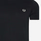 Graphic print t-shirt - black