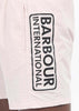 Barbour International Zwembroeken  Large logo swim short- pink cinder 