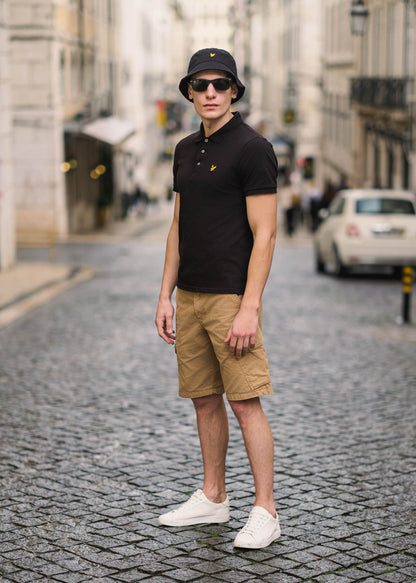 Lyle & Scott Korte Broeken  Wembley cargo short - biscuit 