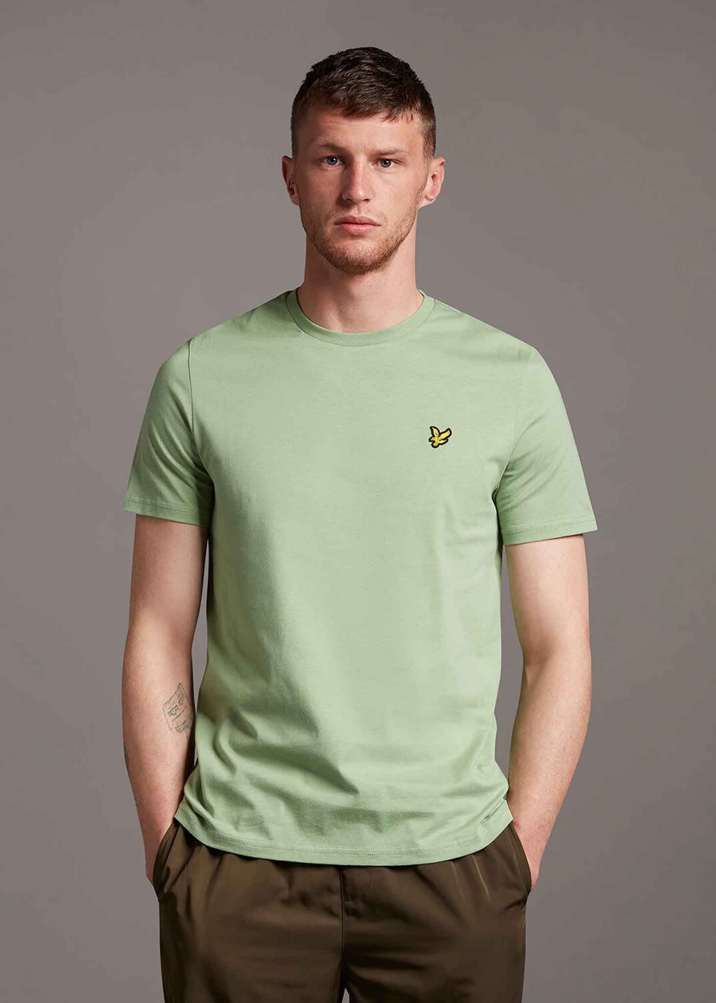 Lyle & Scott T-shirts  Plain t-shirt - fern green 