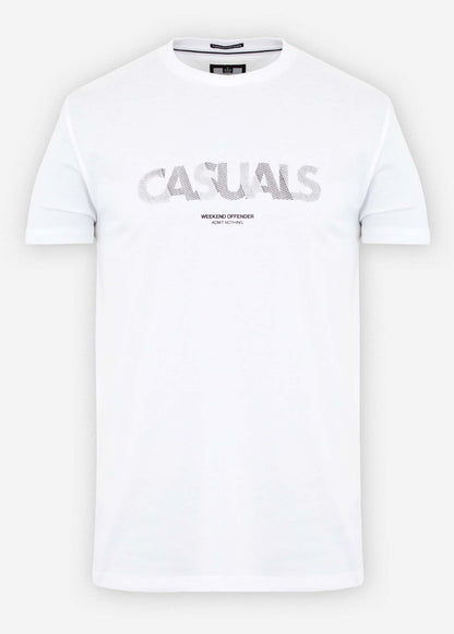 Weekend Offender T-shirts  Dunham - white 