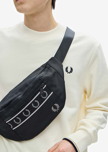 Fred Perry Bags  Contrast tape crossbody bag - black 