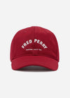 Fred Perry Petten  Arch branded tricot cap - blood 