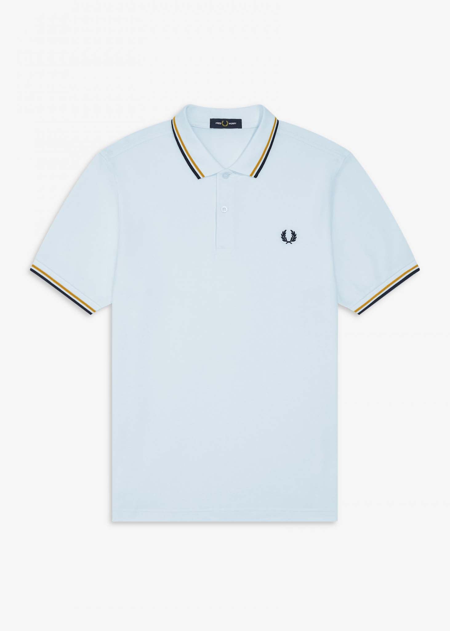 Fred Perry Polo's  Twin tipped aw polo - chalk gold 