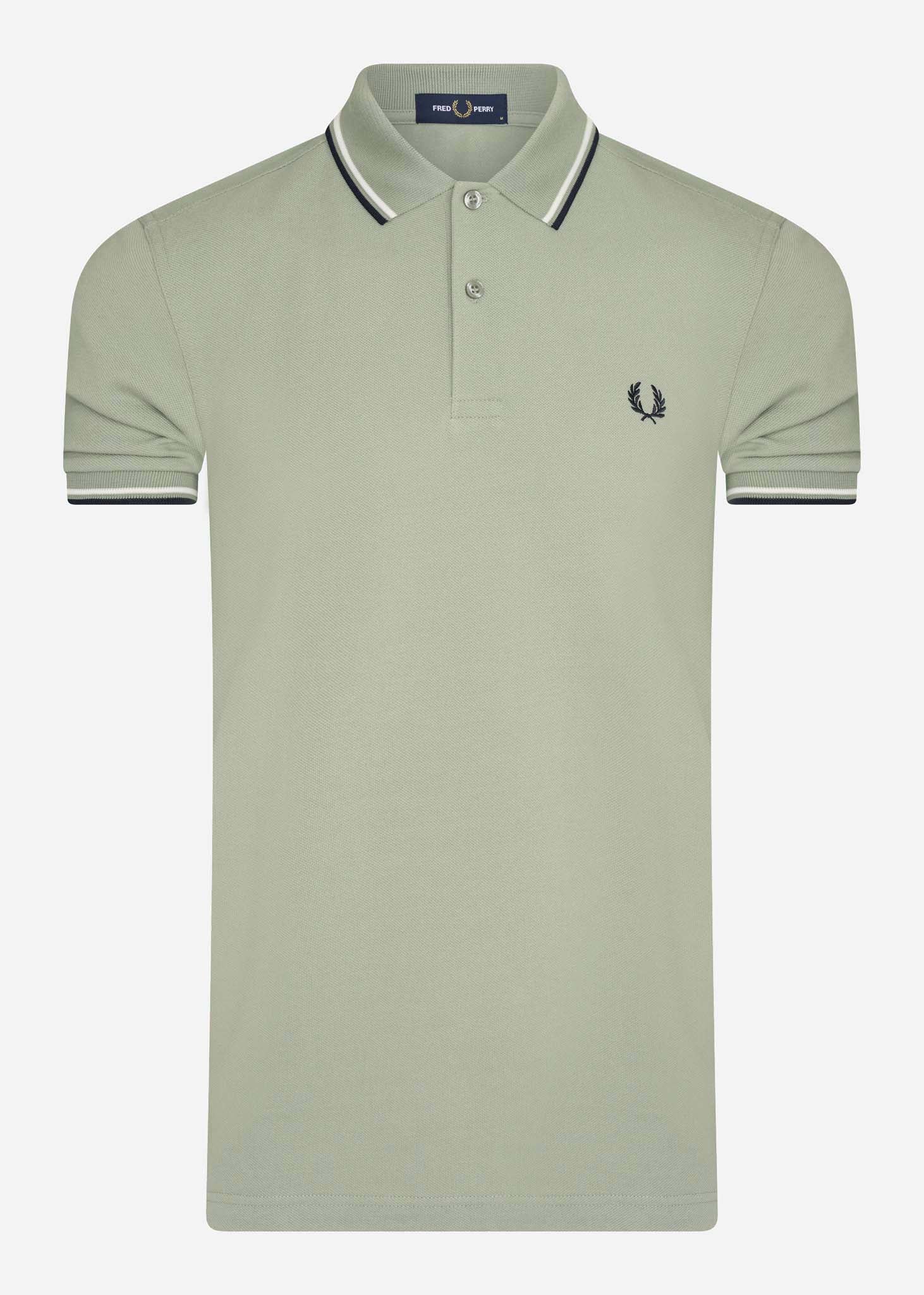 Fred Perry Polo's  Twin tipped polo - seagrass 