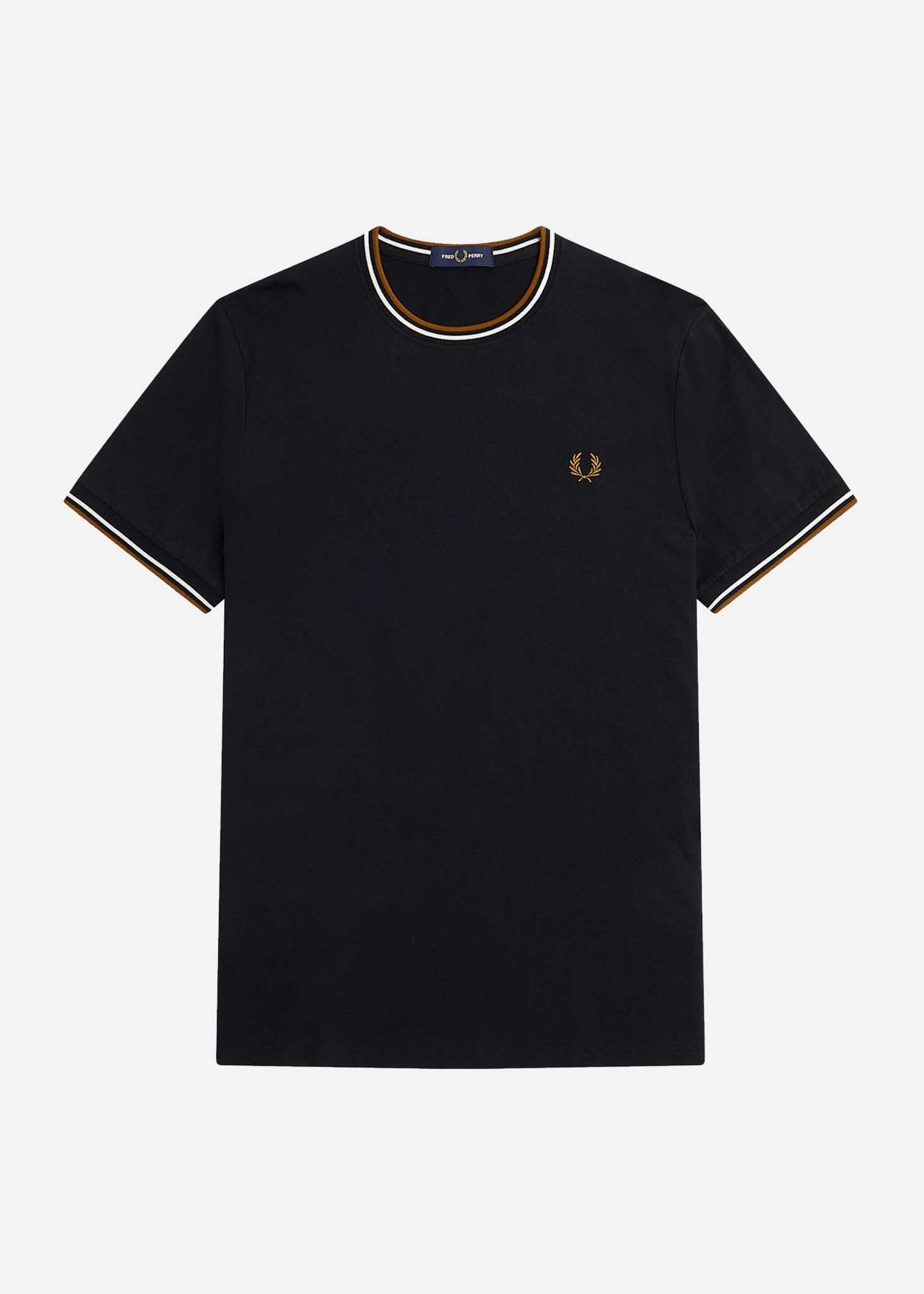 fred perry twin tipped t-shirt black