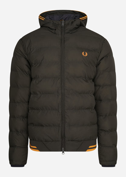 Fred Perry Jassen  Hooded insulated jacket - hunting green 