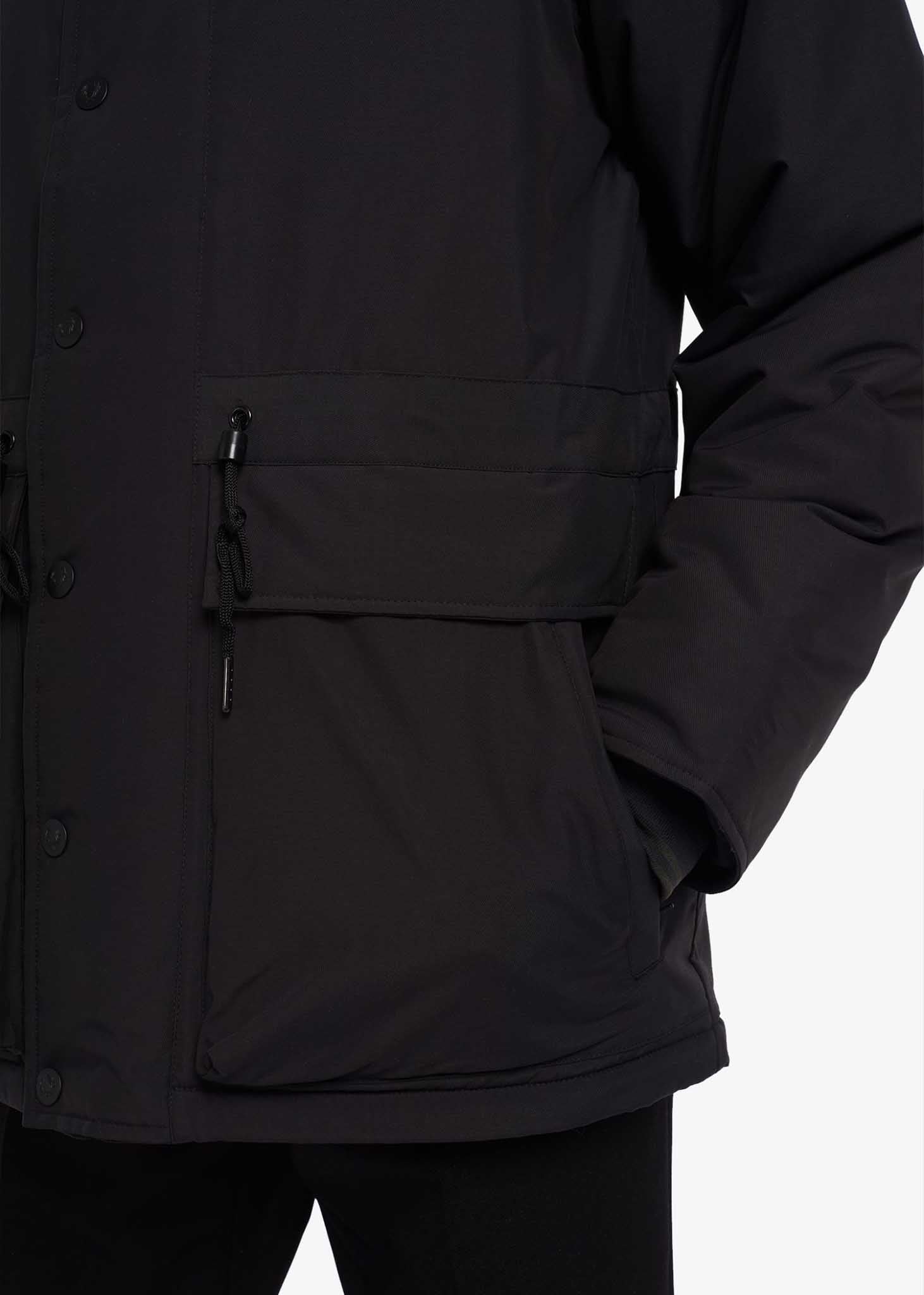 Fred Perry Jassen  Padded zip-through jacket - black 