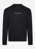 Fred Perry Truien  Graphic sweatshirt - black gold 