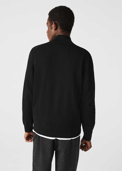 Lacoste Vesten  A Zip through sweater - black 