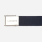 Lacoste Riemen  Leather goods belt - navy blue 