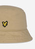 Lyle & Scott Bucket Hats  Cotton twill bucket hat - sand storm 