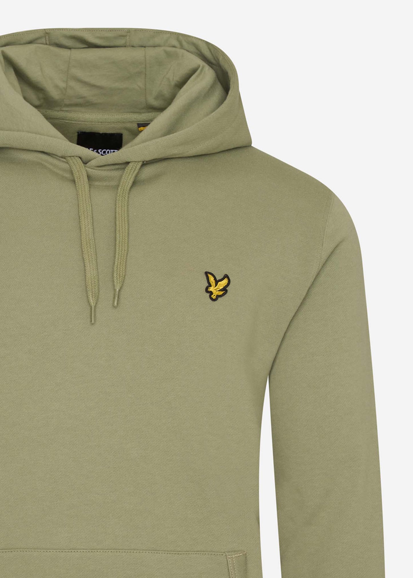 lyle and scott pullover hoodie moss