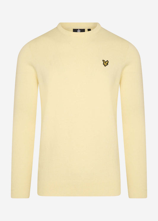 Lyle & Scott Truien  Merino crew jumper - lemon 