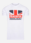 Peaceful Hooligan T-shirts  Flag t-shirt - white 