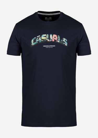 Weekend Offender T-shirts  Saturday - navy 