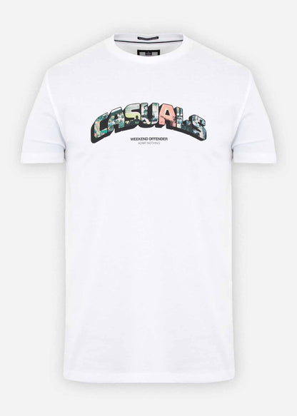 Weekend Offender T-shirts  Saturday - white 