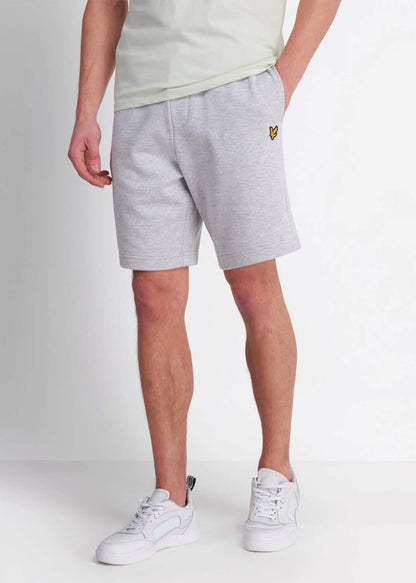 Lyle & Scott Korte Broeken  Sweat short - light grey marl 