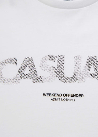 Weekend Offender T-shirts  Dunham - white 