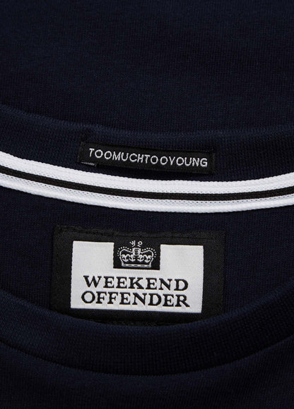 Weekend Offender T-shirts  Thrills - navy 