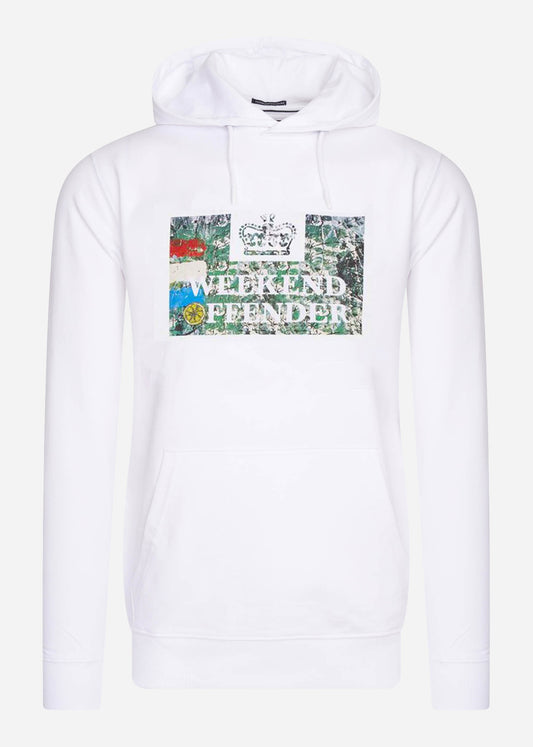 Weekend Offender Hoodies  Bad man hood - white 