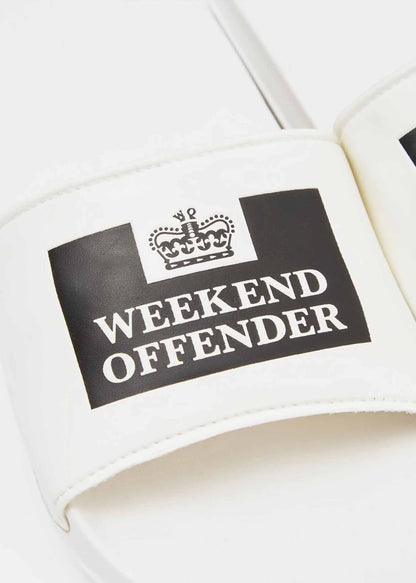 Weekend Offender Slippers  La piscine - white 