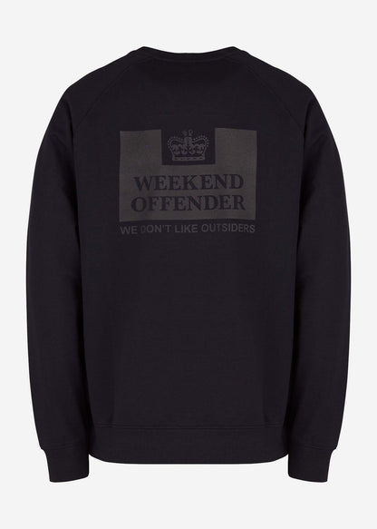 Weekend Offender Truien  Leo Gregory special sweat - navy 